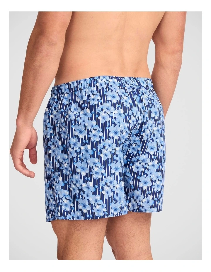 Blossom Blues Bamboo Woven Boxer image 2