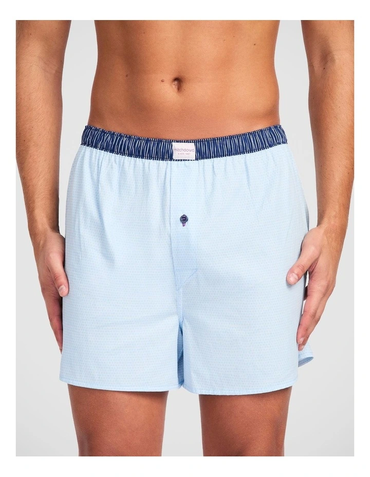 5 Pack Geo Contrast Cotton Woven Boxer image 2