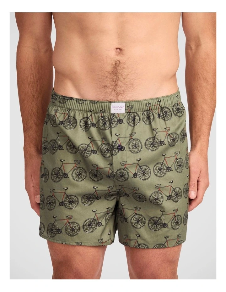 Bike Print Woven Boxer Short with Bike Multi Tool (Boxed Gift Set) image 2