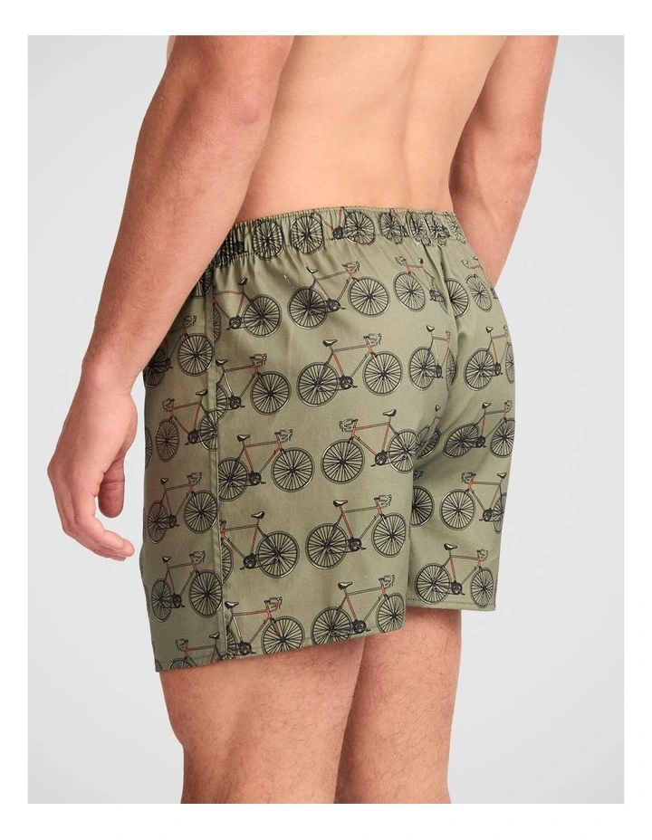 Bike Print Woven Boxer Short with Bike Multi Tool (Boxed Gift Set) image 3