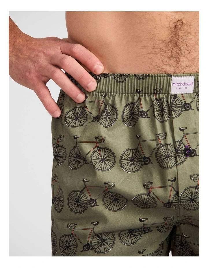 Bike Print Woven Boxer Short with Bike Multi Tool (Boxed Gift Set) image 5