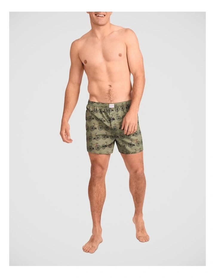 Bike Print Woven Boxer Short with Bike Multi Tool (Boxed Gift Set) image 6