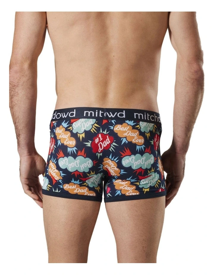 Bamboo Mid-Fit Trunk & Sock in Multi image 4