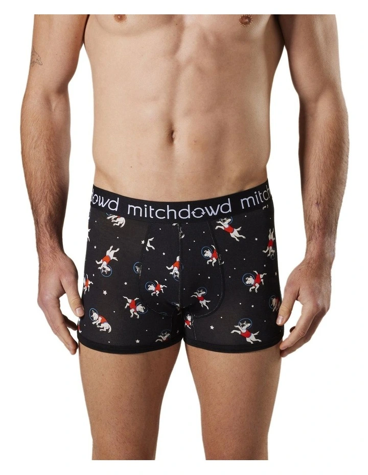 Space Dog Bamboo Trunk in Black image 1