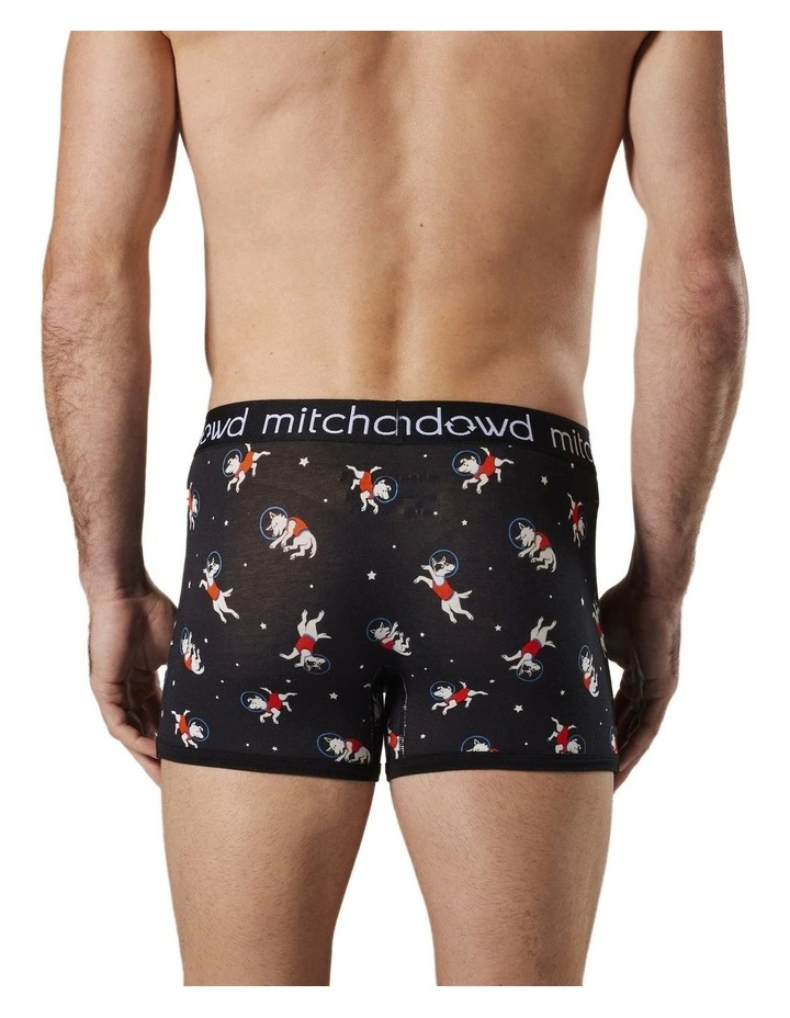 Space Dog Bamboo Trunk in Black image 3