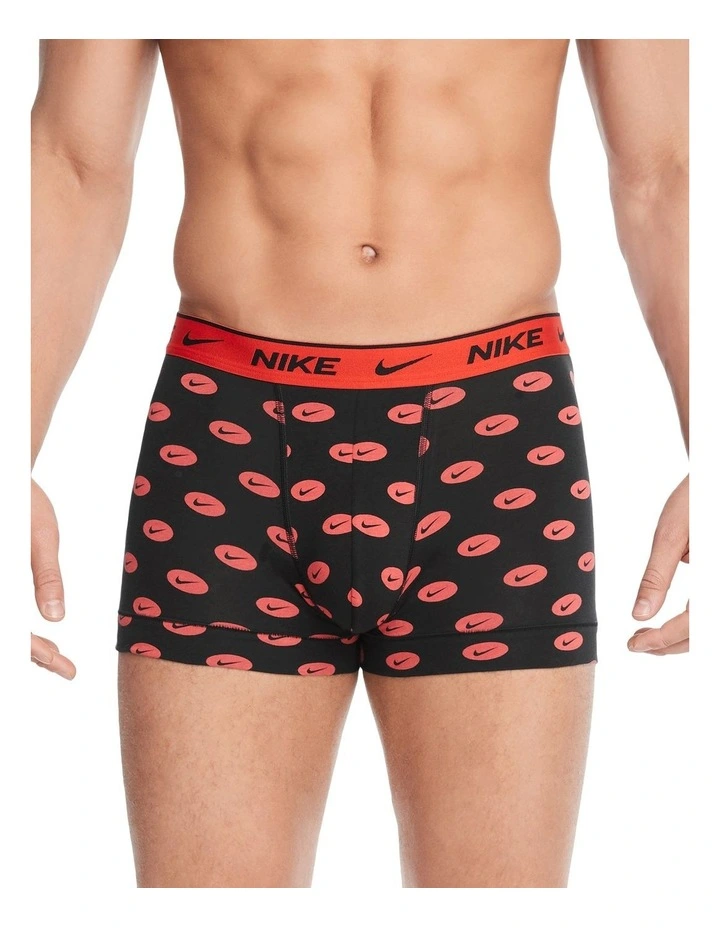 Everyday Stretch Trunks 3 Pack in Track Red Oval Swoos image 2