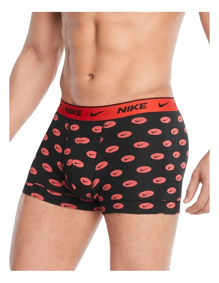 Everyday Stretch Trunks 3 Pack in Track Red Oval Swoos image 3