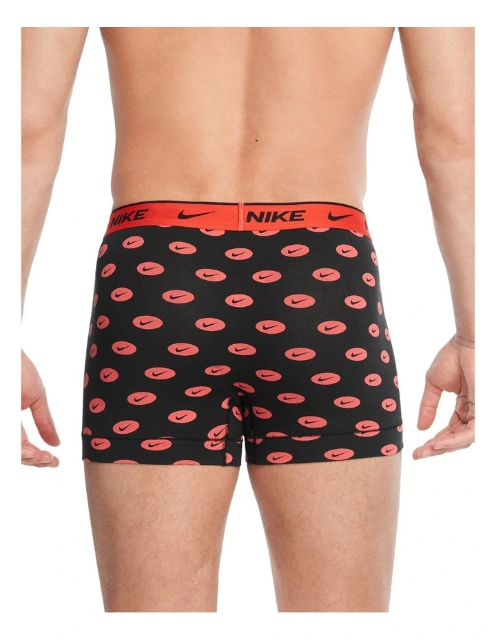 Everyday Stretch Trunks 3 Pack in Track Red Oval Swoos image 4