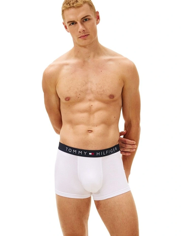 3 Trunks & 2 Tee Gift Pack in White/Desert Sky image 3