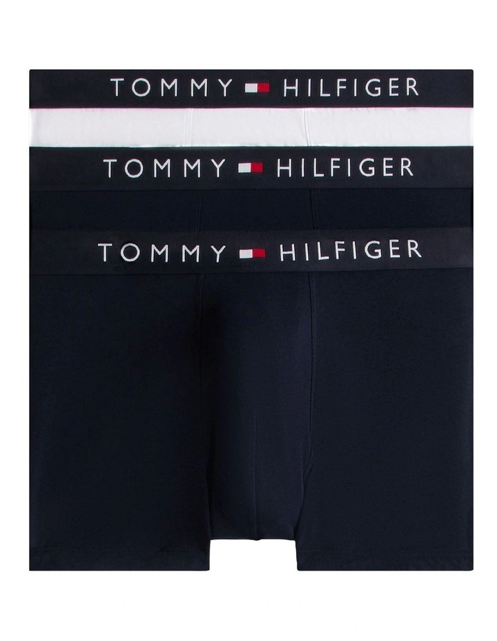 3 Trunks & 2 Tee Gift Pack in White/Desert Sky image 6