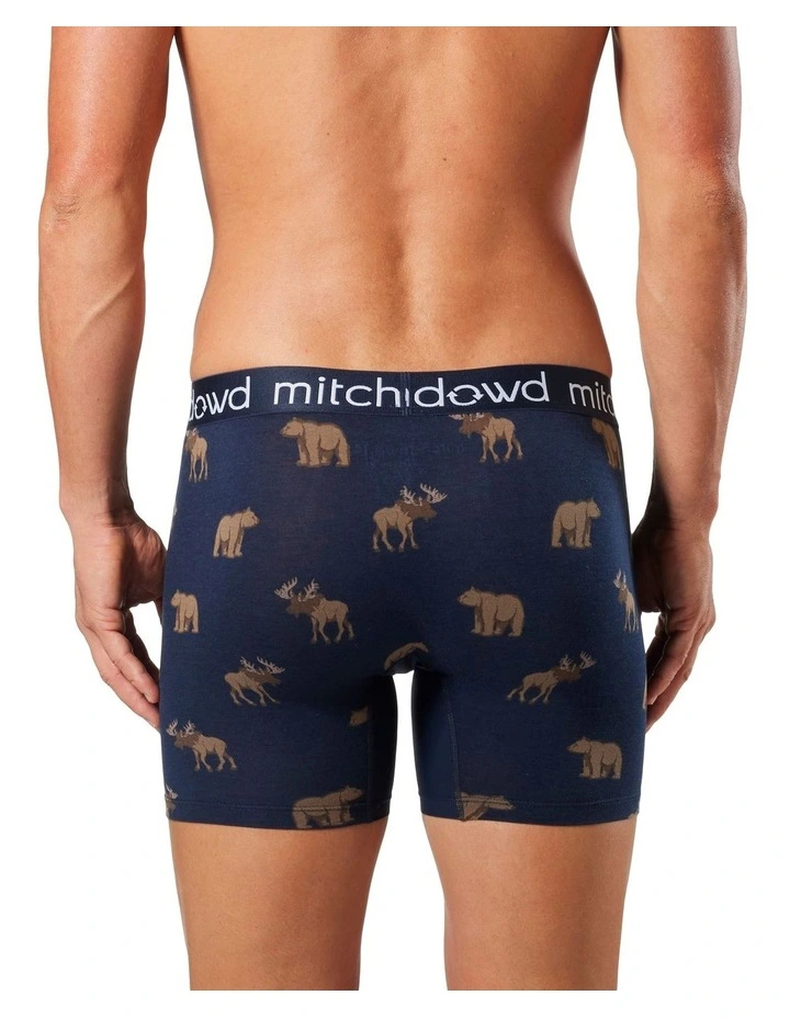 Bear And Moose Bamboo Comfort Trunk 3 Pack in Navy image 4