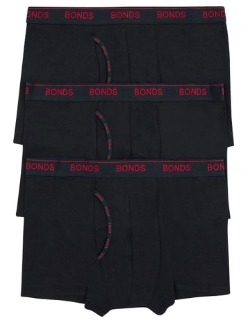 Trunk 3 Pack in Black