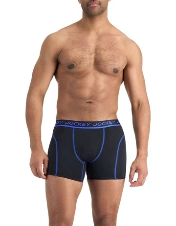 Performance Mesh Midway Trunks in Black