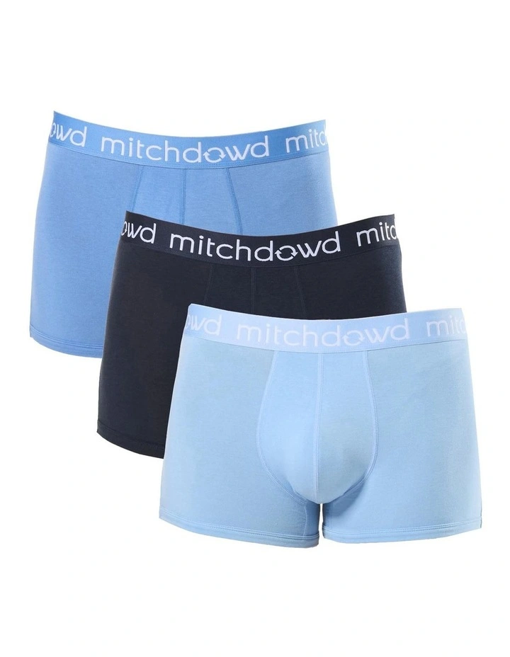 Bamboo Trunk 3 Pack in Blue image 1