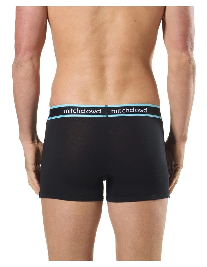 Doggone Blues Cotton Trunk 3 Pack in Blue image 3