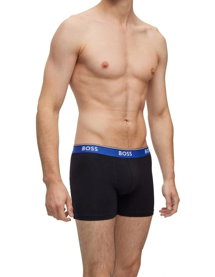 Power Stretch Boxer Briefs 3 Pack in Black image 4