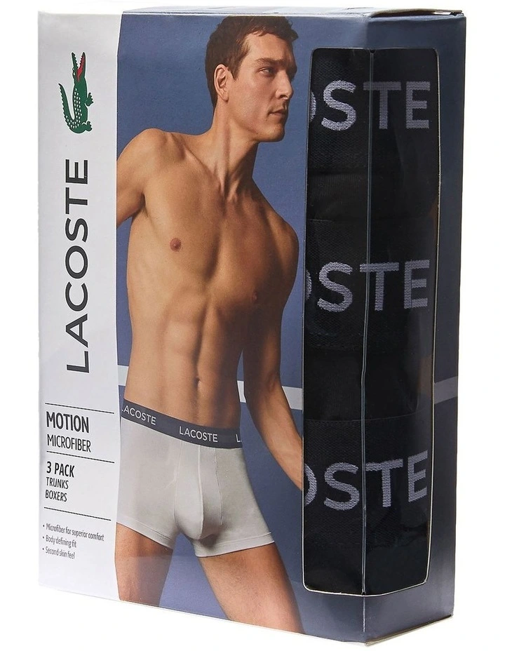 Microfibre Trunks 3 Pack in Black image 6