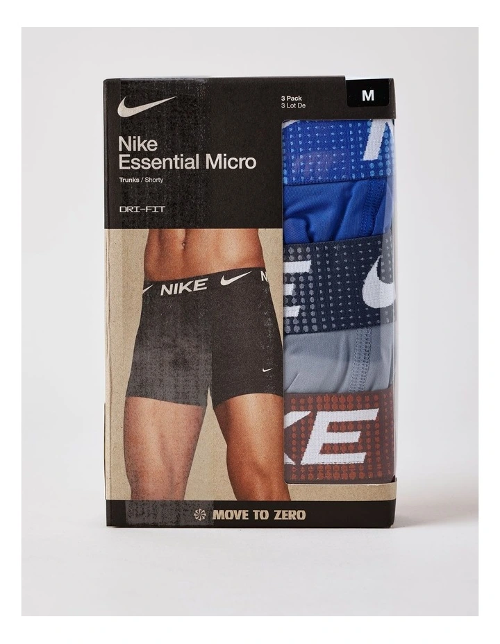 Essential Micro Trunks 3 Pack in French Blue image 3
