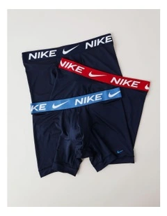 Essential Micro Boxer Briefs Pack Of 3 in Multi