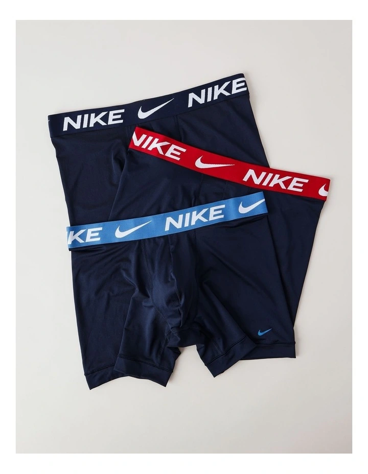 Essential Micro Boxer Briefs Pack Of 3 in Multi image 1