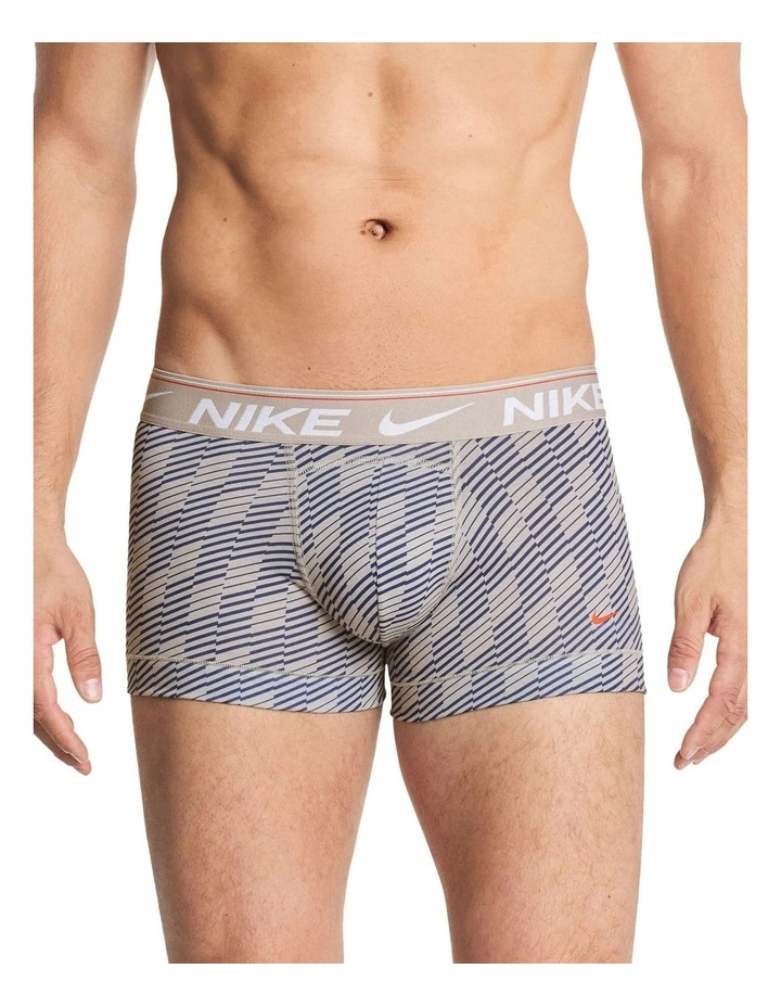 Micro Ultra Comfort Trunks 3 Pack in Blue image 2