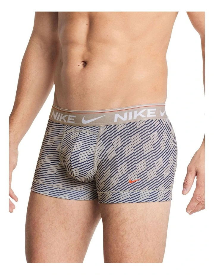 Micro Ultra Comfort Trunks 3 Pack in Blue image 4