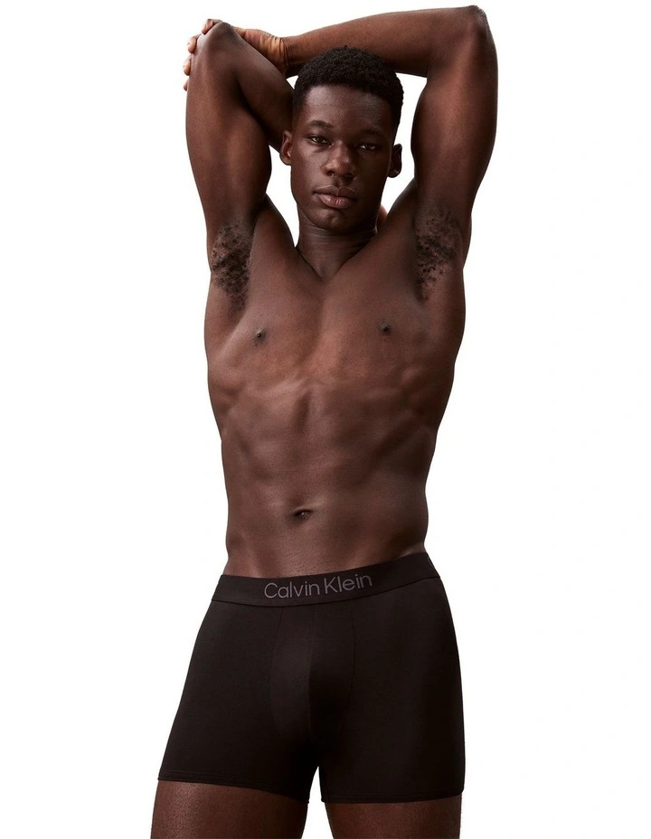 Ultra Soft Modal Trunks 3 Pack in Black image 4