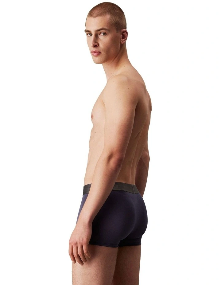 3 Pack Brushed Microfibre Stretch Trunks image 3