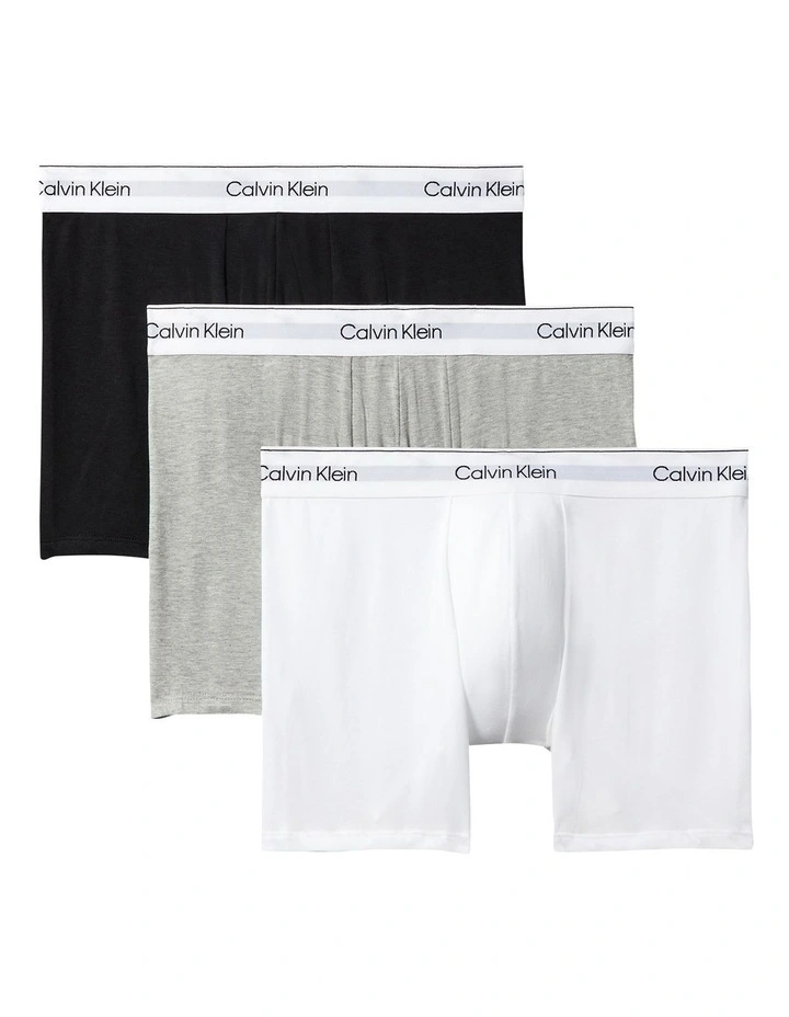 Icon Cotton Briefs 3 Pack in Multi image 1