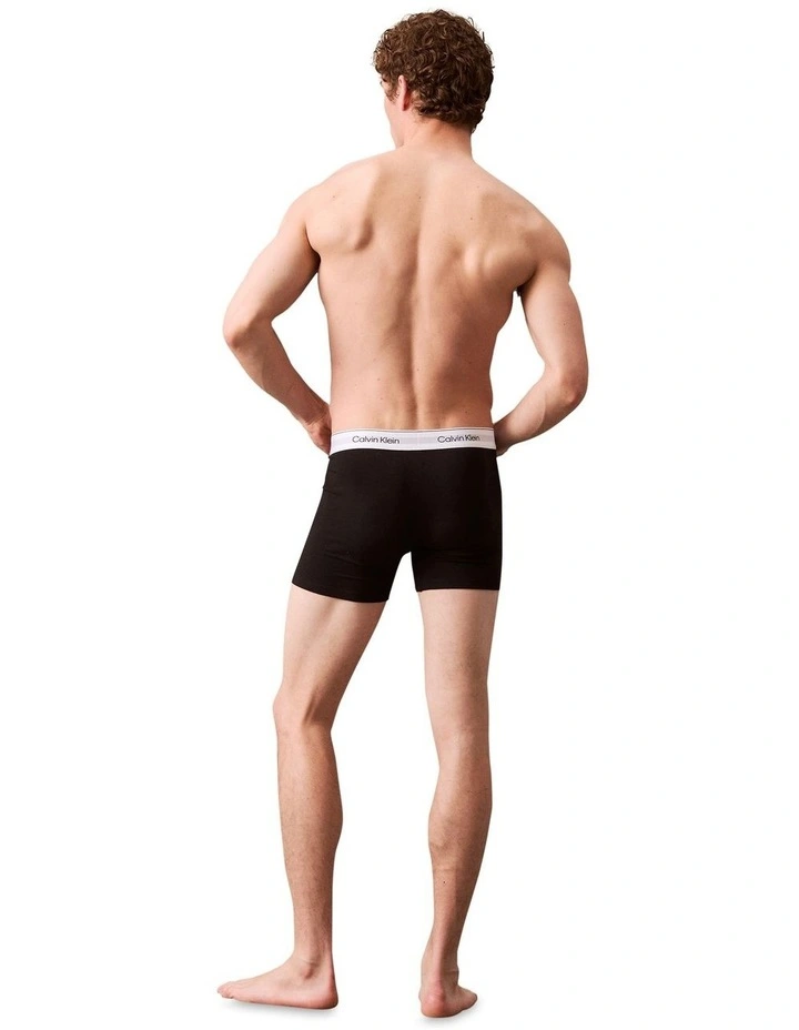 Icon Cotton Briefs 3 Pack in Multi image 3