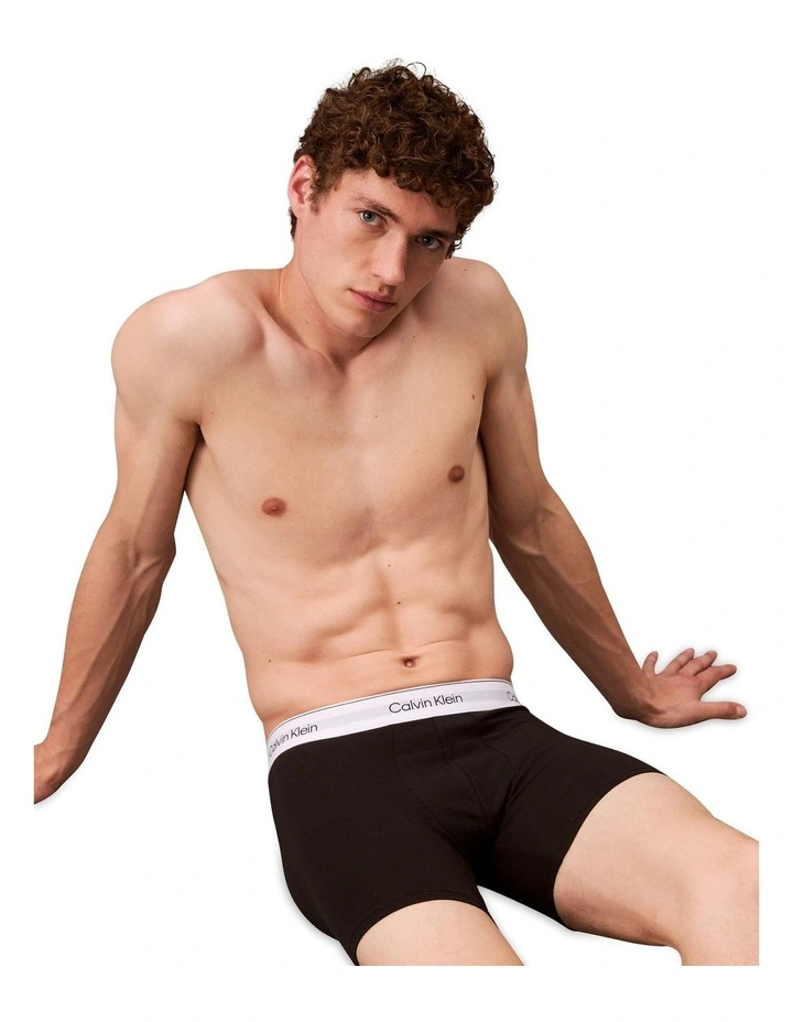 Icon Cotton Briefs 3 Pack in Multi image 5