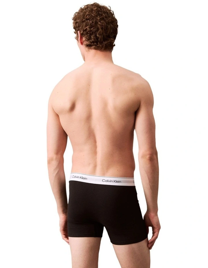 Icon Cotton Briefs 3 Pack in Multi image 6