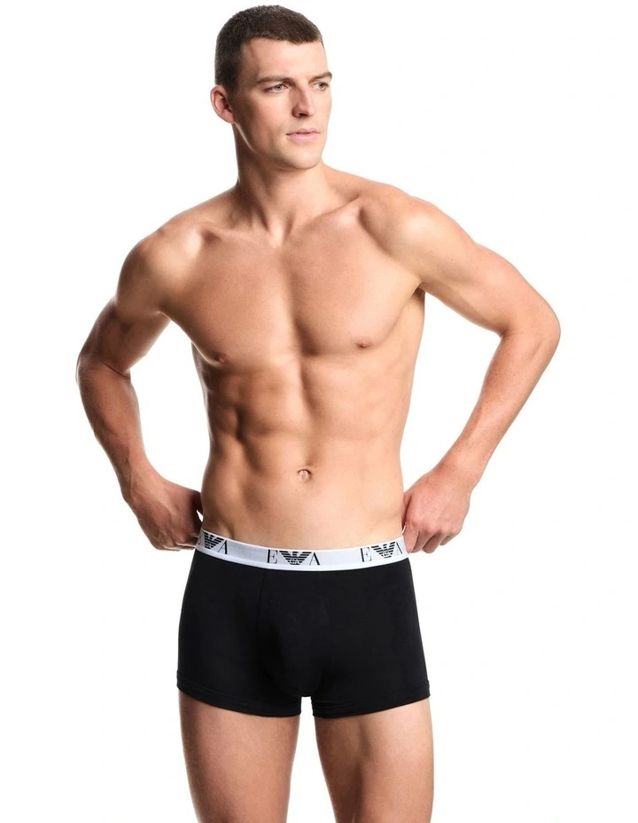 Bold Monogram Trunks 3 Pack in Black image 2