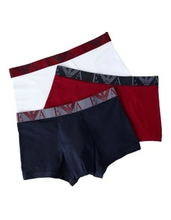 3 Pack Bold Monogram Trunks in Multi