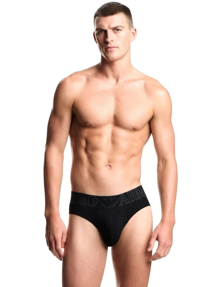 Mega Logo Trunks in Black image 2