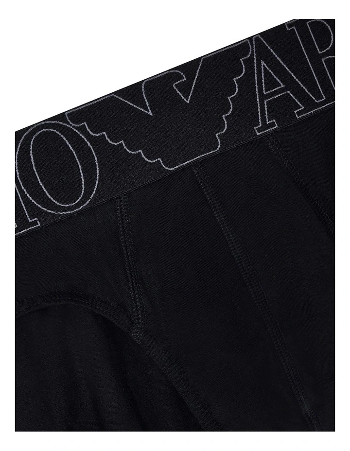 Mega Logo Trunks in Black image 4