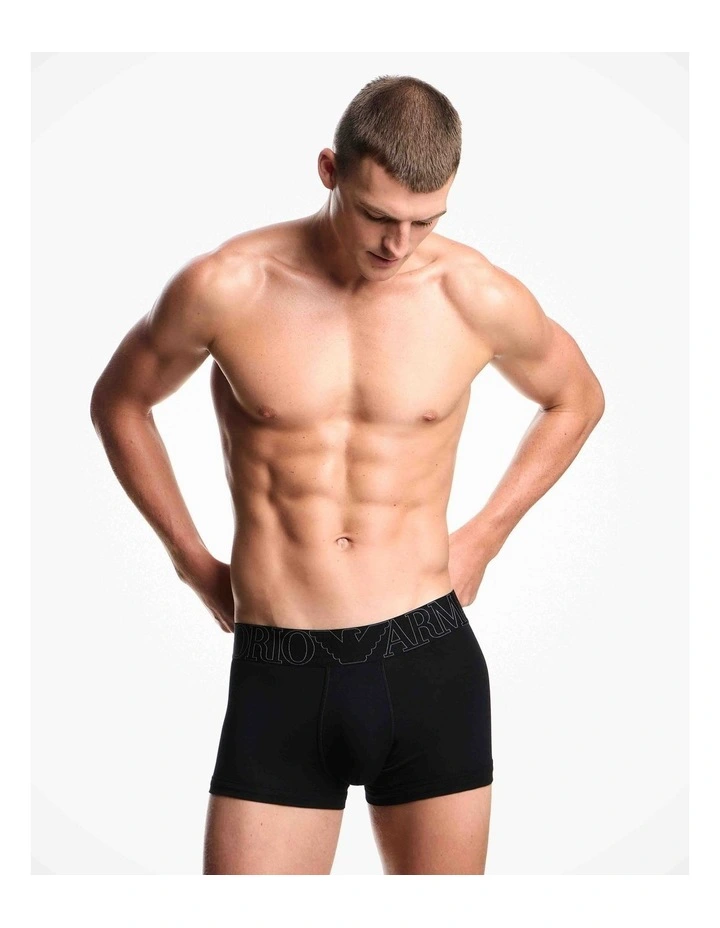 Mega Logo Trunks in Black image 1