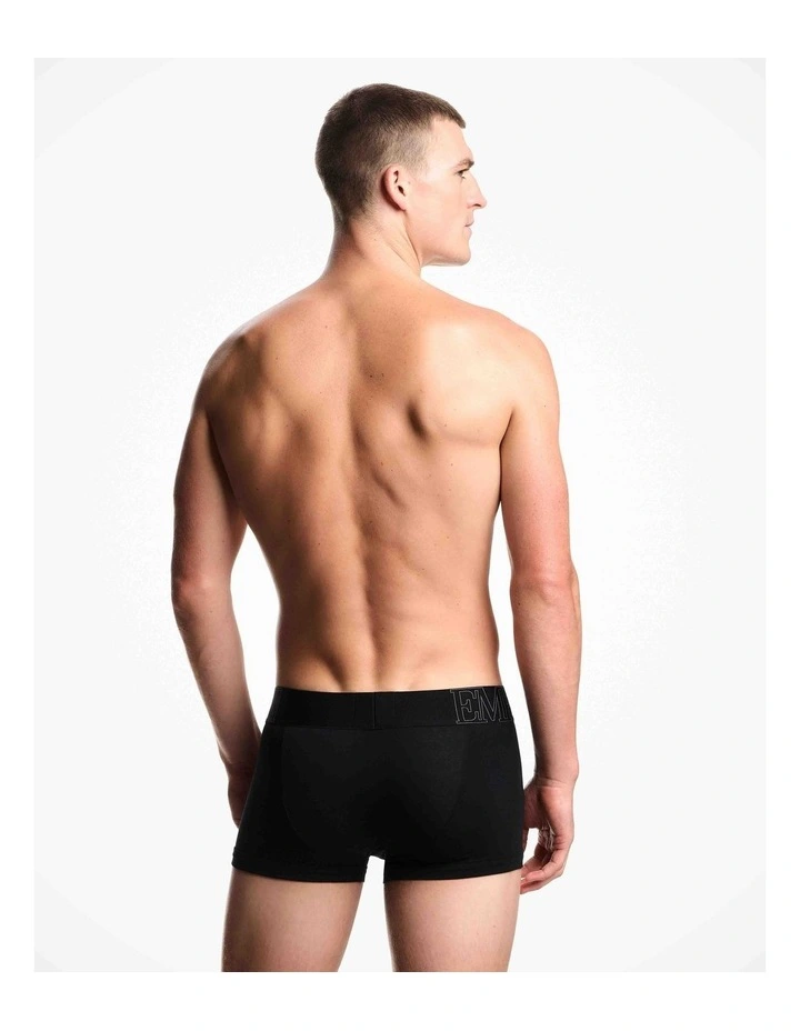 Mega Logo Trunks in Black image 2