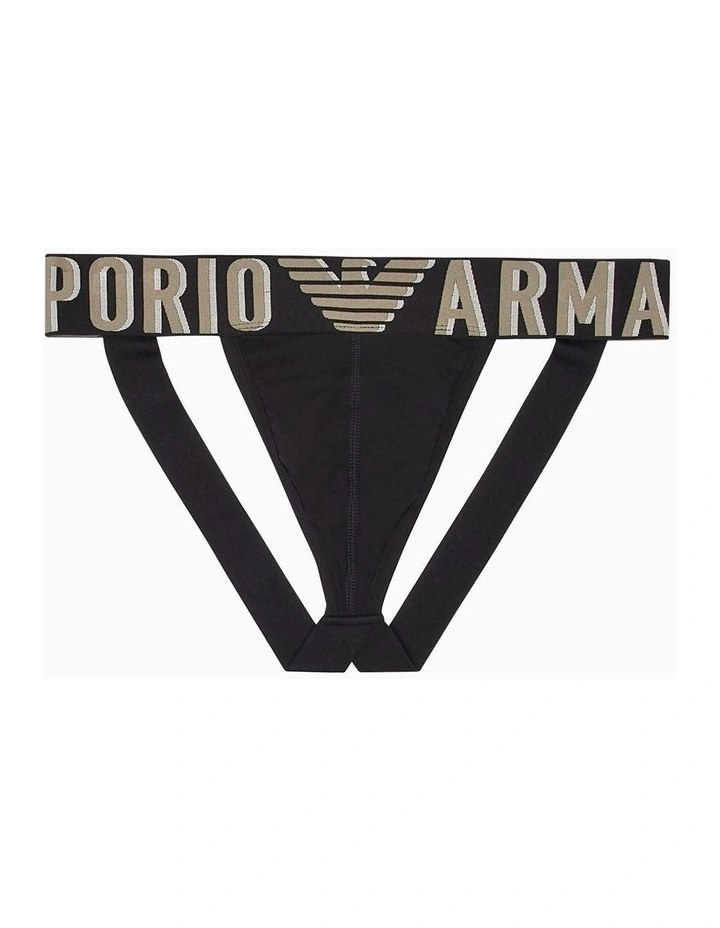 Mega Logo Trunks in Black image 2