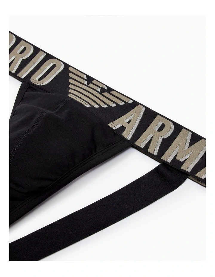 Mega Logo Trunks in Black image 3