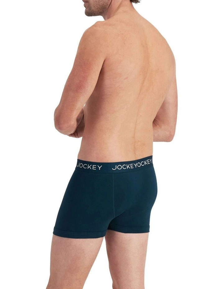 No Ride Up Cotton Trunk 2 Pack in Print 3Bd image 6