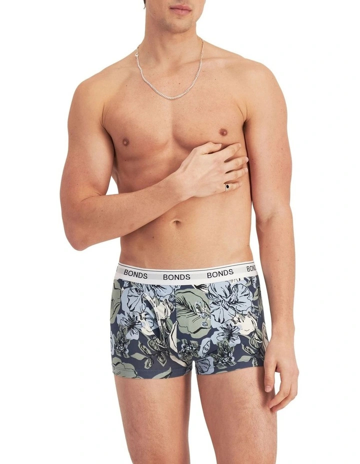 Guyfront Trunk 3 Pack in Print Yrh image 2