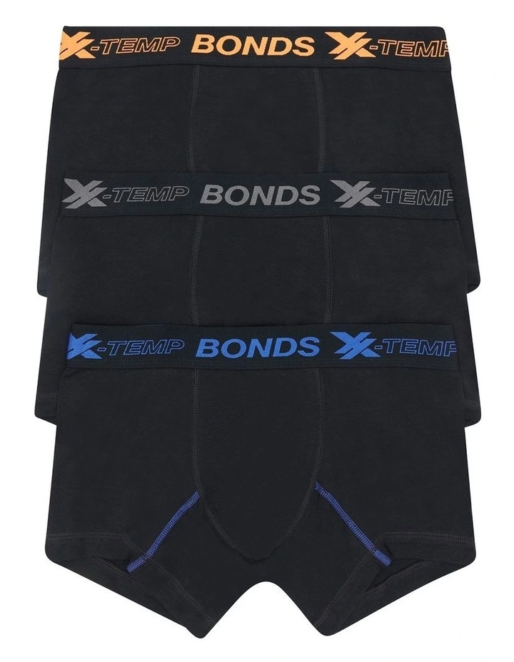 X-Temp Trunk 3 Pack in Black image 1