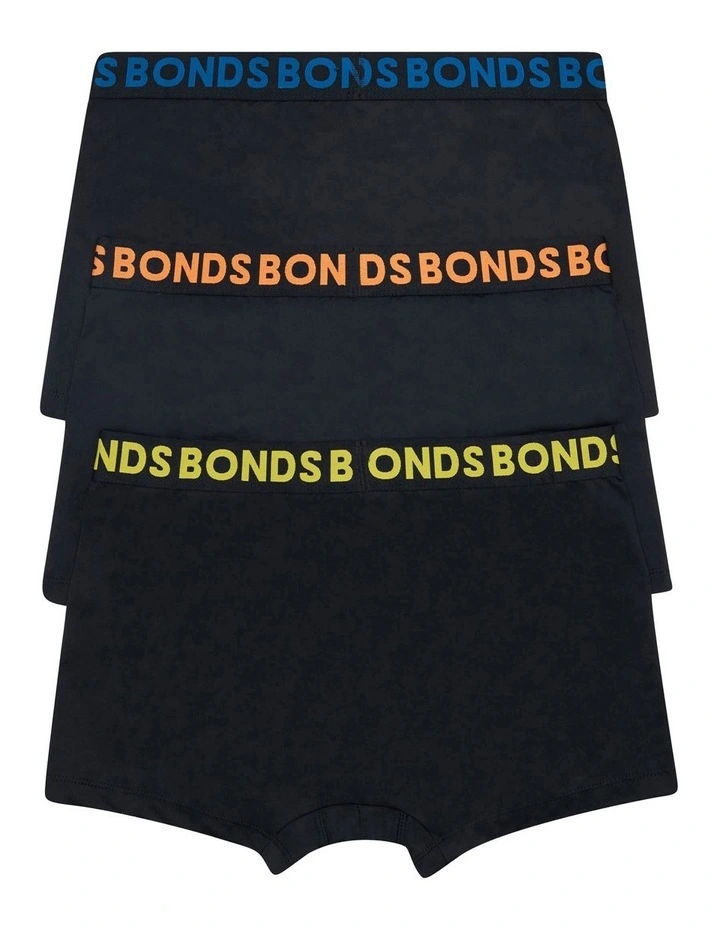 Classic Microfibre Trunk 3 Pack in Black image 2