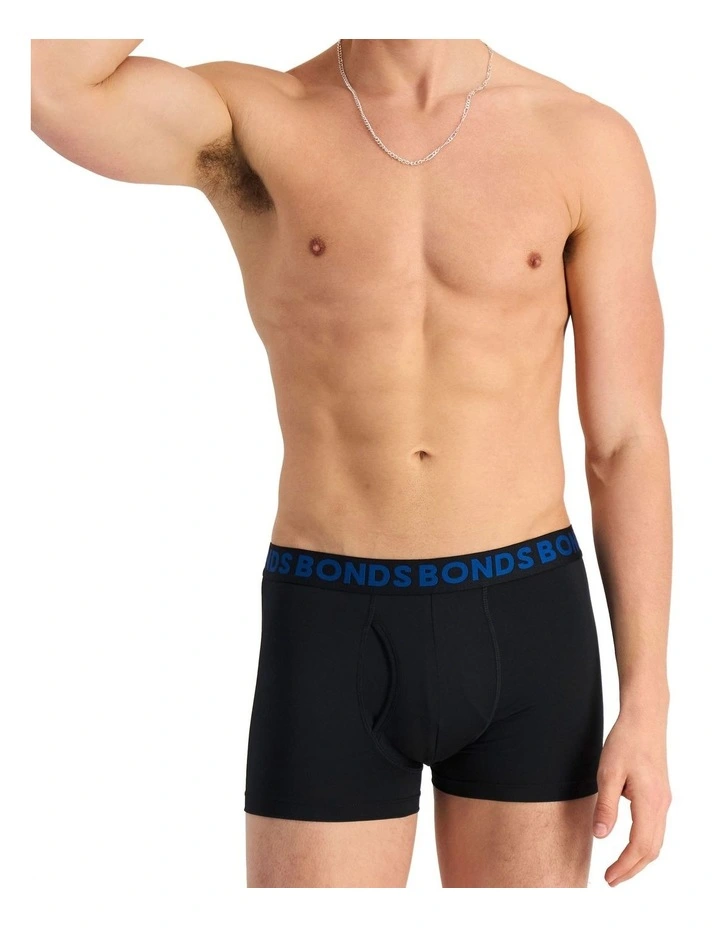 Classic Microfibre Trunk 3 Pack in Black image 3