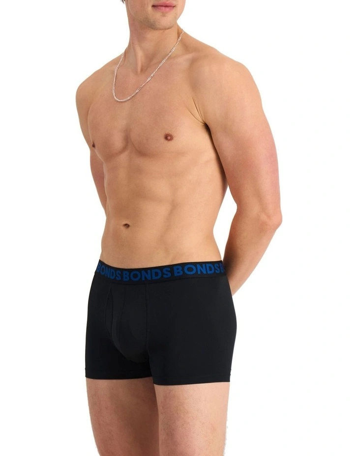 Classic Microfibre Trunk 3 Pack in Black image 4