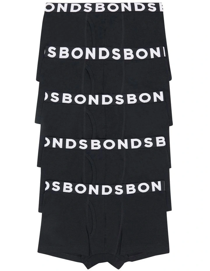 Classic Trunk 5 Pack in Black image 1