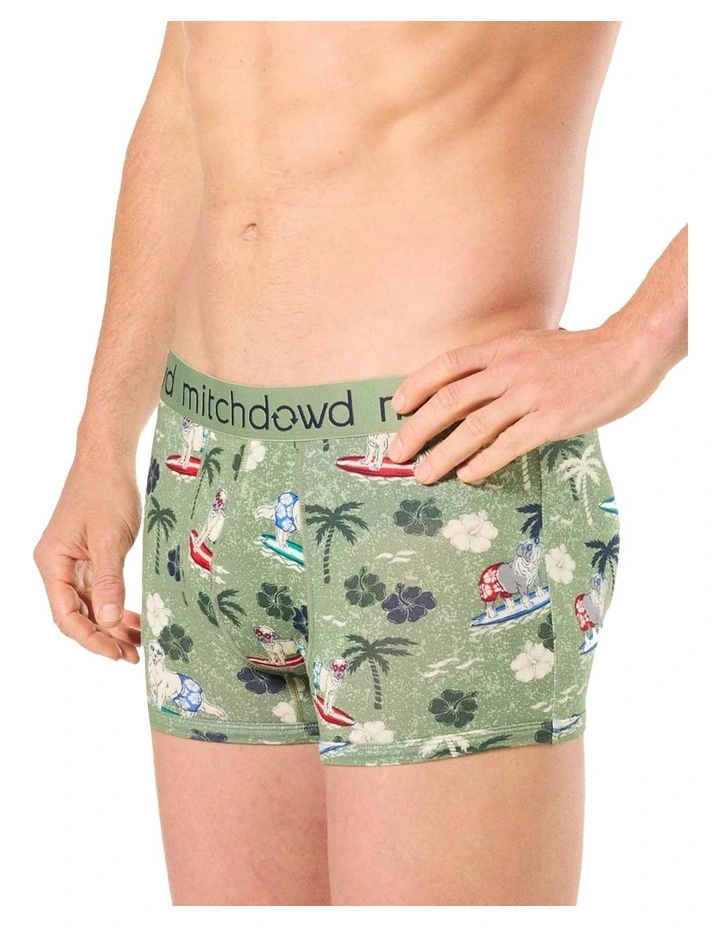 Surf Pups Bamboo Trunks 2 Pack in Multi image 4