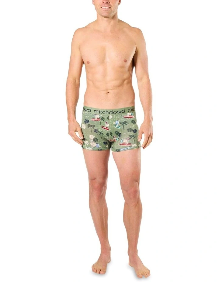 Surf Pups Bamboo Trunks 2 Pack in Multi image 5