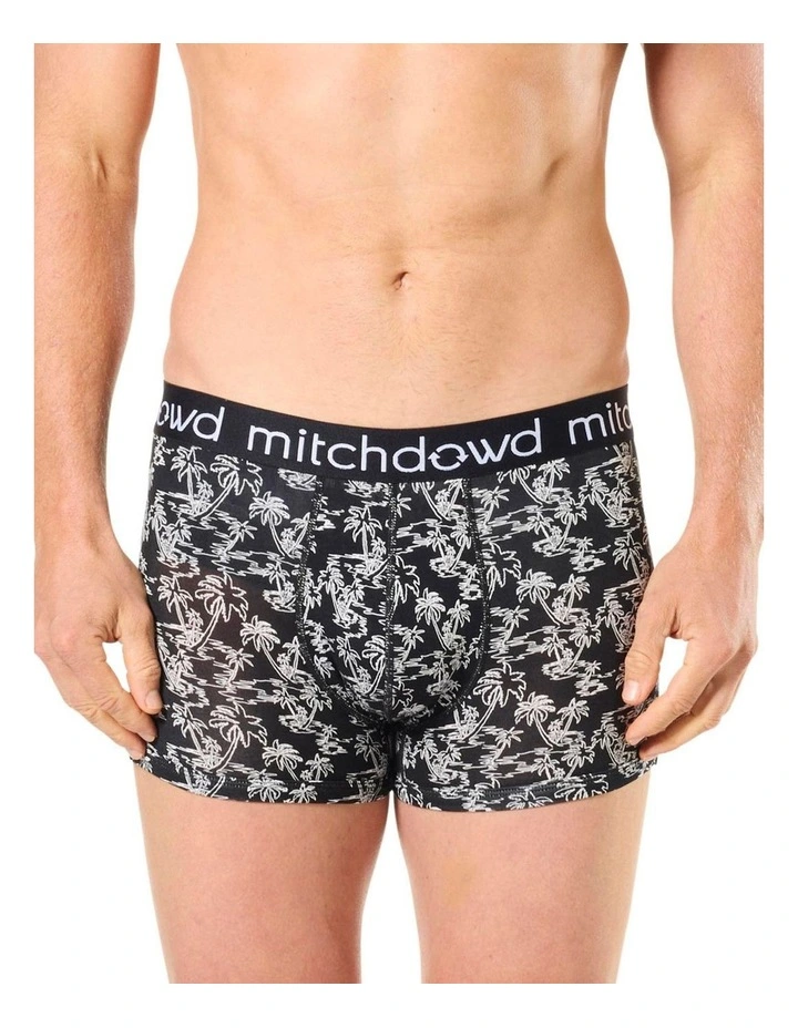 Palms Bamboo Trunks 2 Pack in Black/White image 2